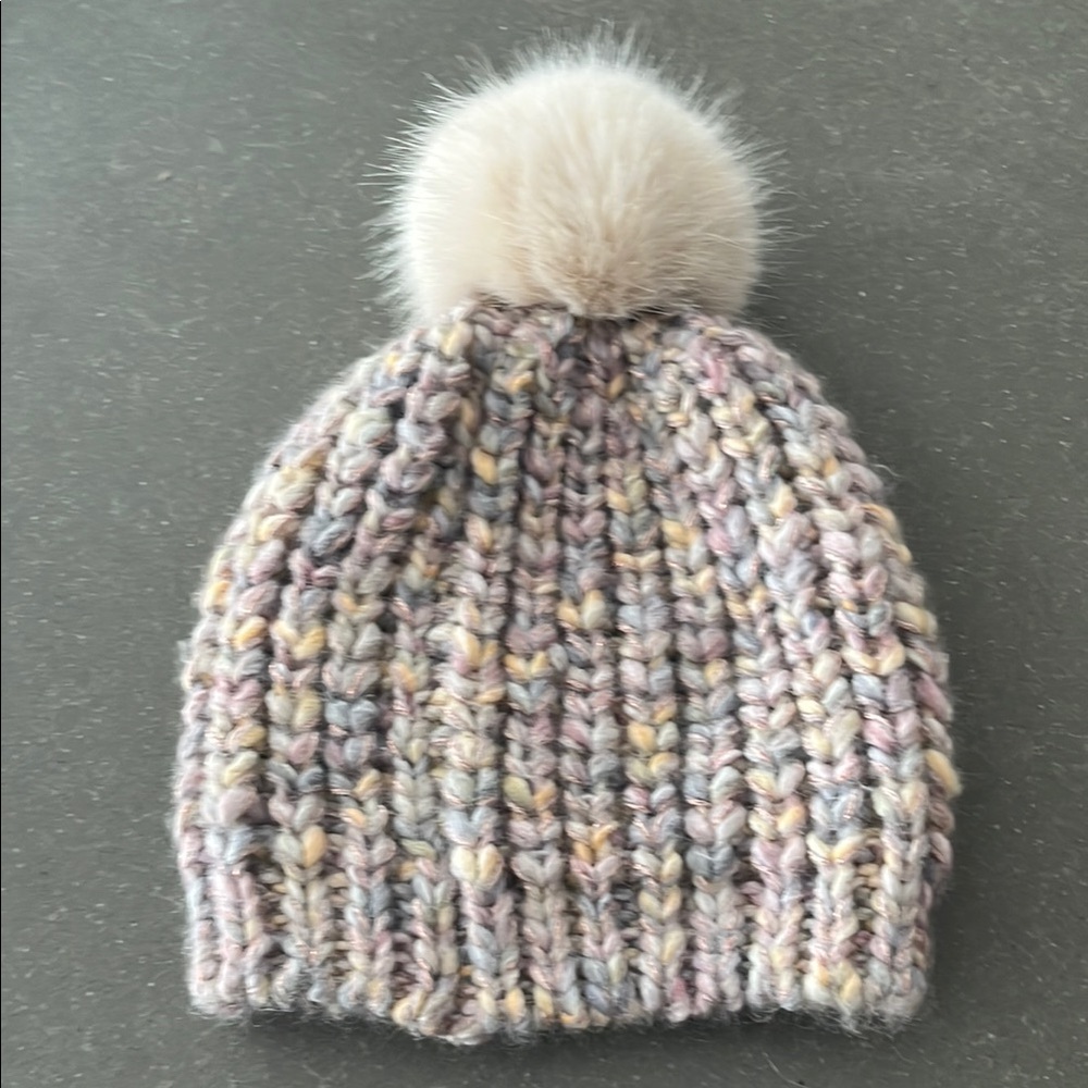 Chunky Knit Beanie with Pom Pom